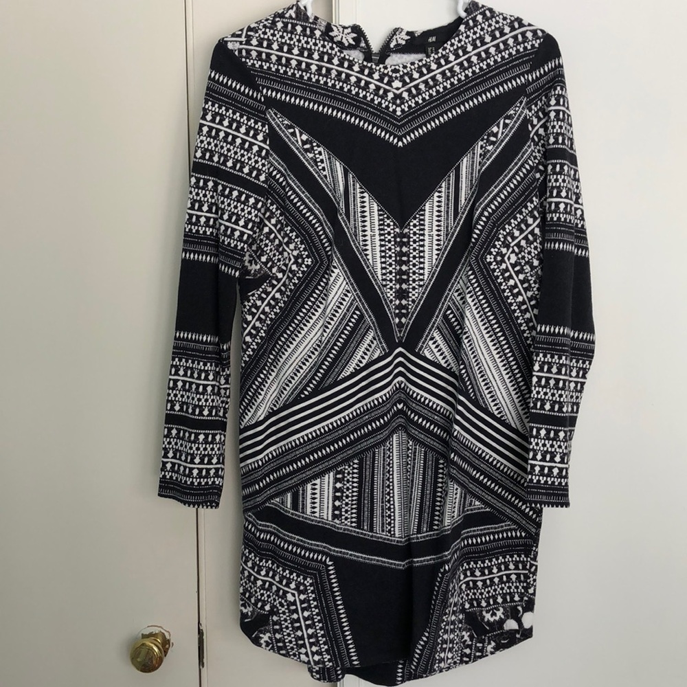 Black and white dress